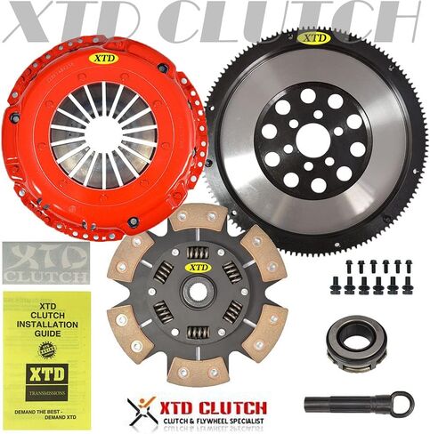 مجموعة القابض XTD المرحلة 3 MIBA + عجلة طيران خفيفة الوزن متوافقة مع 1998-2006 VOLKSWAGEN BEETLE GOLF JETTA GL GLS 2.0L SOHC AEG MK4 in Kuwait