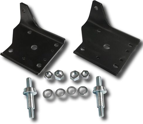 Rear Lower Multi-Leaf Spring Shock Plate Kit with Hardware Compatible with 1968-1969 Chevrolet Camaro, 1968 Chevy II, 1969-1972 Nova, 1968-1969 Pontiac Firebird, Left and Right Side in Kuwait