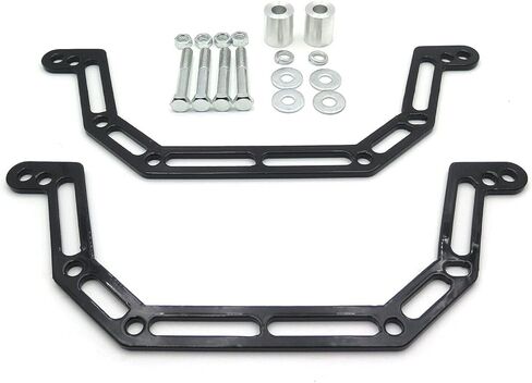 XKMT-Black 2003 2004 2005 2006 2007 Lowering Kit Lowers Front Suspension 4" and Widens2" Compatible With Polaris Predator 500 [B01AFU67QA] in Kuwait