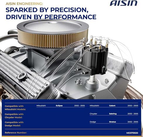 موزع الإشعال AISIN AFTERMARKET IGDAZ-00144 - متوافق مع Mitsubishi Eclipse 2002-2005، Galant 2002 2003، Chrysler Sebring، Dodge Stratus 2002-2005 - V6 3.0L in Kuwait