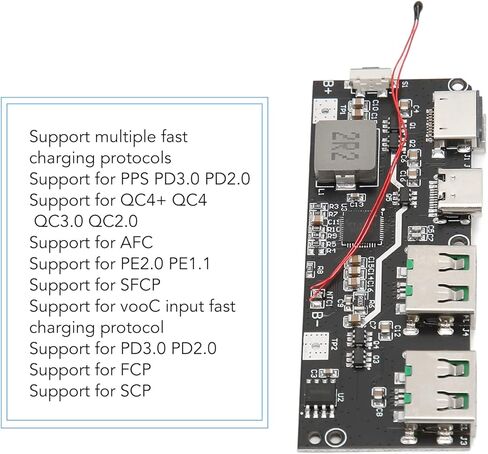 وحدة شحن متنقلة 4.5 ~ 13.5 فولت، 5 منافذ Dualway Micro Type C USB لوحة شحن سريعة لمواصفات JEITA والتحكم في حلقة درجة الحرارة in Kuwait