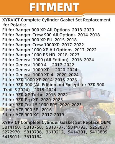 مجموعة حشية لـ Polaris RZR XP 1000 2015 2018 2014 2016 2017 2019 2020 2021 2022 2023، لـ Ranger 1000 XP، لـ Ranger 900 XP، لـ General 1000 RZR 900، مجموعة إعادة بناء طلاء الفلوروروبر in Kuwait