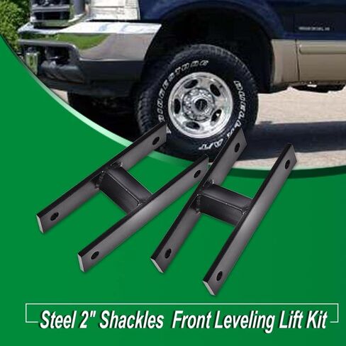 G-PLUS 4x4 فولاذ 2 بوصة أغلال أمامية لتسوية الرفع أجزاء متوافقة مع 1999-2004 Ford F250 F350 4WD in Kuwait