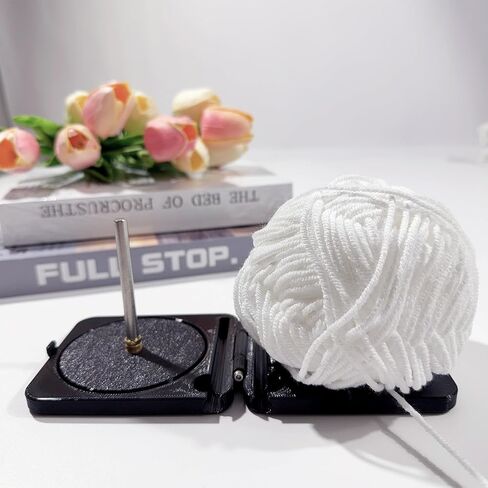 Portable Yarn Holder - Yarn Winder Spinner for Travel Pocket Double Crochet Accessories for Crocheting and Knitting Anti Slip in Saudi Arabia