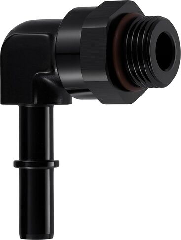 EVIL ENERGY AN8 ORB Male to 3/8" SAE Quick-Disconnect Male 90 Degree Push On EFI Fuel Rail Fitting Adapter Aluminum in Kuwait