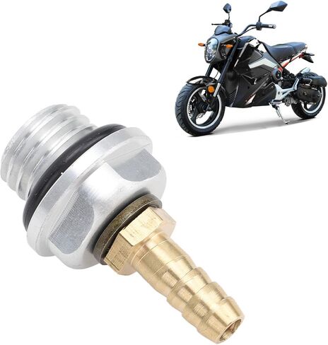 Fuel Pump Rail Fitting Adapter, M20x2.5 Fuel Rail Adapter Connector Fitting with Rubber Ring for Motorcycle ATV UTV, Fit for 8mm Inner Diameter Fuel Pipe in Kuwait