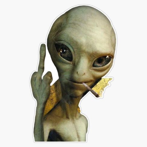 ملصق فينيل مغناطيسي من MAGNET Alien Paul مقاس 5 بوصة in Kuwait
