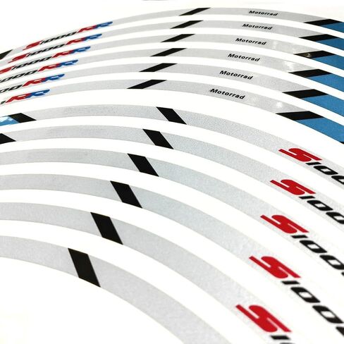 Motorcycle Front Rear Rim Wheels Edge Outer Rims Sticker Reflective Stripe Wheel Decals Compatible With BMW S1000RR in Saudi Arabia