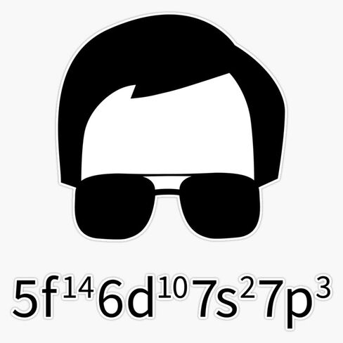 ملصق فينيل مغناطيسي من MAGNET Bob Lazar مع العنصر 115 مغناطيس 5 بوصات in Kuwait