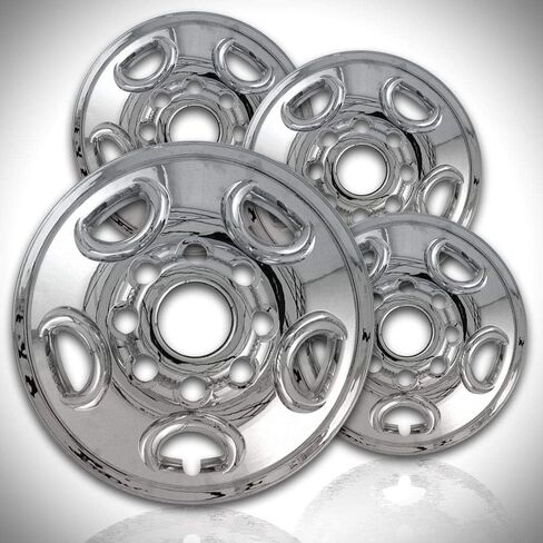 16" Chrome Wheel Skin Kit fits Chevy Express 2017 - ABS 4 Pack in Saudi Arabia