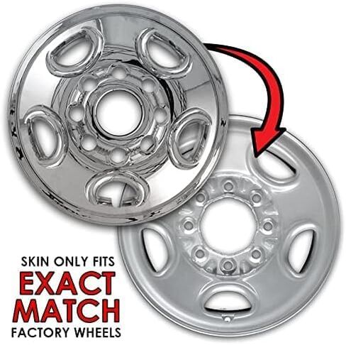 16" Chrome Wheel Skin Kit fits Chevy Express 2017 - ABS 4 Pack in Saudi Arabia