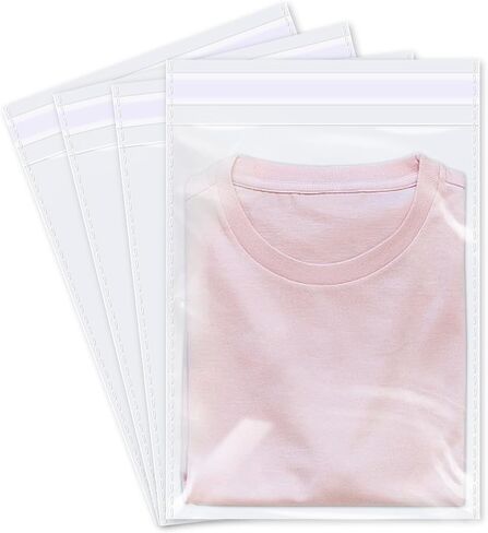 iMailer - 1000 Pcs - 9" x 12" Clear Plastic Cellophane Bags - Resealable Self Sealing Cello Poly Bags for A4, Letter Sized Documents, Art Print, Clothing in Kuwait