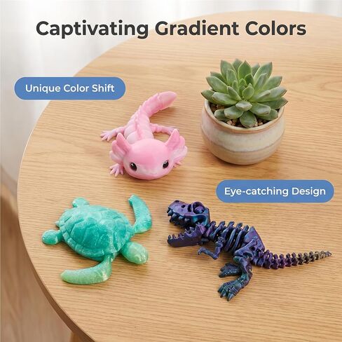 16Pcs 3D Printed Animals for Kids Full Body Joint Movable Design Flexible Articulated Fidget Toys for Home Desk Decor, Gift Bag Filling Material in Saudi Arabia