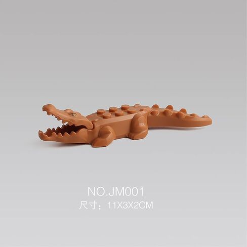Animal Figures 4pcs Realistic Building Block Animal Crocodile Action Model Science Project, Learning Educational Toys, Birthday Gift, Cake Topper for Kids in Saudi Arabia