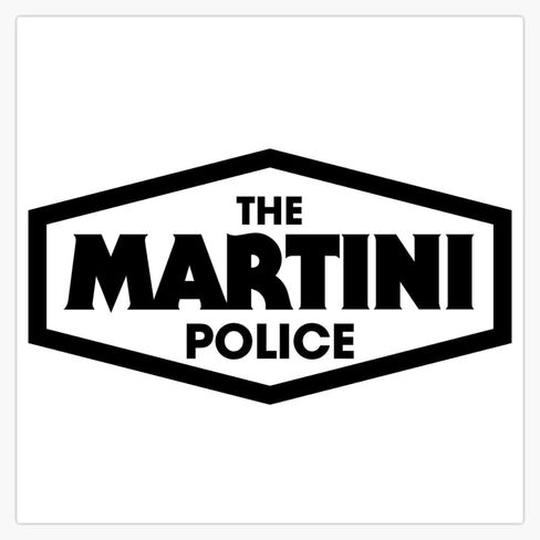Magnet The Martini Police - Arctic Monkeys Magnetic Vinyl Sticker Decal 5" in Kuwait