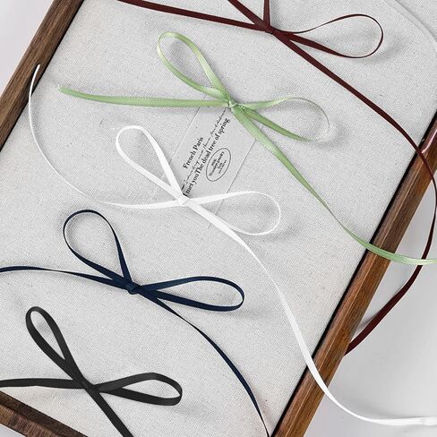 White Satin Ribbon 1/8 inch x Continuous 100 Yards White Silk Ribbon for Holiday Gift Wrapping Crafts Wedding DIY Decoration Bows Bouquet Floral Arrangement in Saudi Arabia