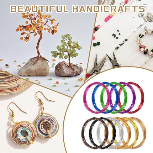 uxcell 2mm Aluminum Craft Flat Wire,16Ft 0.5mm Thickness Bendable Metal Floral Jewelry Beading Armature Wire for Sculpting Armature DIY Jewelry Making, Silver Tone in Kuwait