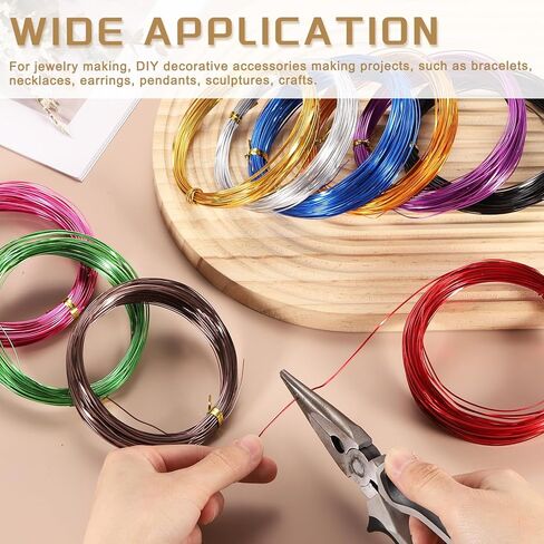 uxcell 2mm Aluminum Craft Flat Wire,16Ft 0.5mm Thickness Bendable Metal Floral Jewelry Beading Armature Wire for Sculpting Armature DIY Jewelry Making, Silver Tone in Kuwait