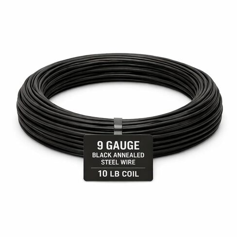Black Annealed Steel Wire, 9 Gauge, 10 lb Coil in Kuwait