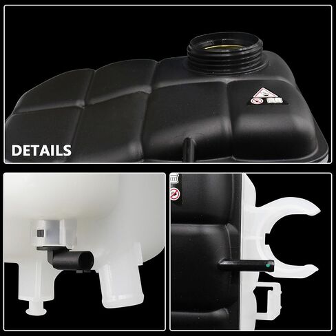 Upgraded Front Pressurized Coolant Reservoir for Mercedes Benz C230 C240 C280 C320 C350 2001-2007 / CLK320 CLK350 CLK500 CLK550 2003-2009 Replaces OE# 2035000049 603-284 in Kuwait