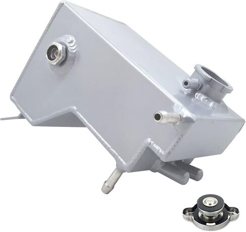 Replacement fit for 1999-2004 Land Rover Discovery 2 II V8 4.0L 4.6L PCF101410 Aluminum Coolant Reservoir Expansion Tank Silver in Kuwait