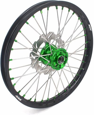 عجلات KKE مقاس 21-19 بوصة MX لـ KAWASAKI KX125 / KX250 1993-2002 مجموعة إطارات الطرق الوعرة أجزاء القرص/ضرس in Kuwait