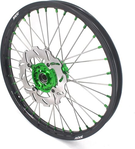 عجلات KKE مقاس 21-19 بوصة MX لـ KAWASAKI KX125 / KX250 1993-2002 مجموعة إطارات الطرق الوعرة أجزاء القرص/ضرس in Kuwait