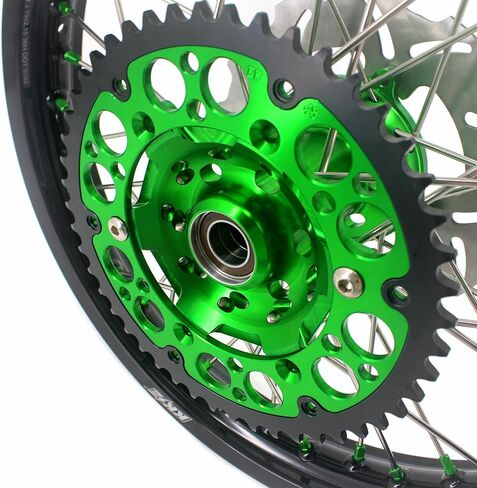 عجلات KKE مقاس 21-19 بوصة MX لـ KAWASAKI KX125 / KX250 1993-2002 مجموعة إطارات الطرق الوعرة أجزاء القرص/ضرس in Kuwait