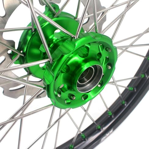 عجلات KKE مقاس 21-19 بوصة MX لـ KAWASAKI KX125 / KX250 1993-2002 مجموعة إطارات الطرق الوعرة أجزاء القرص/ضرس in Kuwait