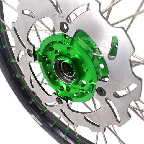 عجلات KKE مقاس 21-19 بوصة MX لـ KAWASAKI KX125 / KX250 1993-2002 مجموعة إطارات الطرق الوعرة أجزاء القرص/ضرس in Kuwait