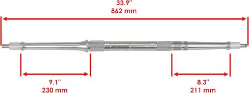 Caltric Rear Axle Shaft with Wheel Hub Nuts compatible with Yamaha 5LP-25381-00-00 1PE-F53K0-00-00 in Kuwait