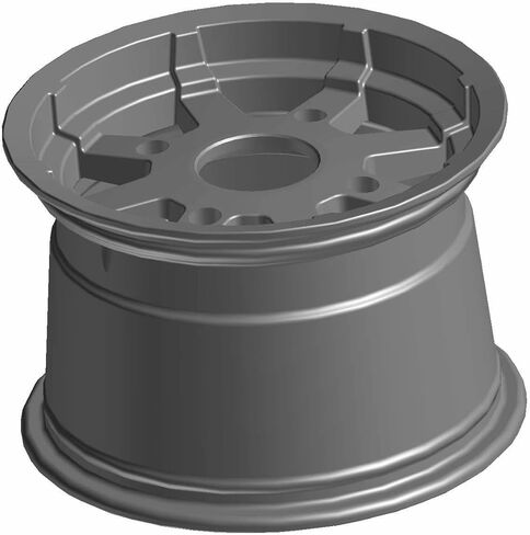 Polaris ATV Rim, Rear, 12 x 8, 50.1 mm, Genuine OEM Part 1521161, Qty 1 in Kuwait