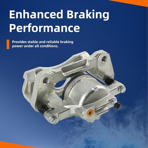 Front Brake Caliper Pair w/Bracket for 2007-2012 Chrysler Town & Country Dodge Grand Caravan Nitro Jeep Liberty Wrangler Ram C/V for VOLKSWAGEN Routan 18-B5044 18-B5045 in Kuwait