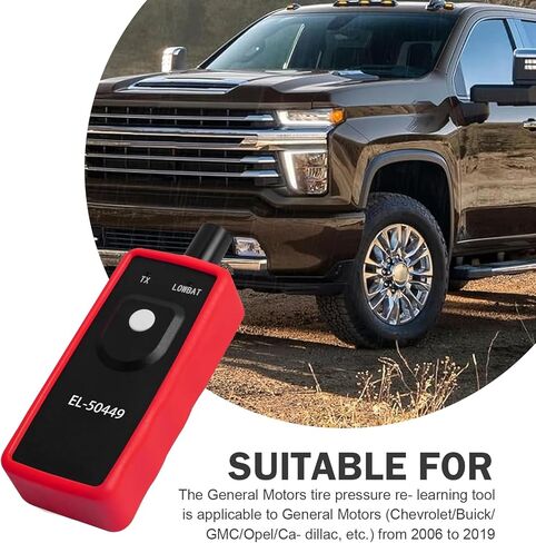 قطعة واحدة من أداة إعادة تعلم TPMS EL-50449، أداة إعادة ضبط Ford TPMS، إعادة ضبط مستشعر الإطارات، متوافقة مع Ford Lincoln Mercury (أحمر) in Kuwait