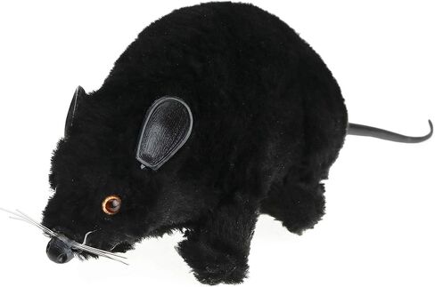 Skeleteen Realistic Black Prank Rat - Real Looking Scary Plush Fake Black Rat Animal Toy Gag Gift in Kuwait