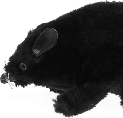 Skeleteen Realistic Black Prank Rat - Real Looking Scary Plush Fake Black Rat Animal Toy Gag Gift in Kuwait