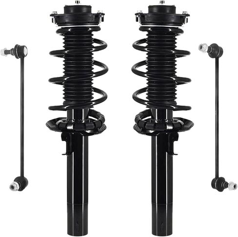 PM Auto Set of 4 Front Sway Bar Link-Quick Complete Strut-Coil Spring Assembly Replacement For 2011-2014 Volkswagen Jetta in Kuwait