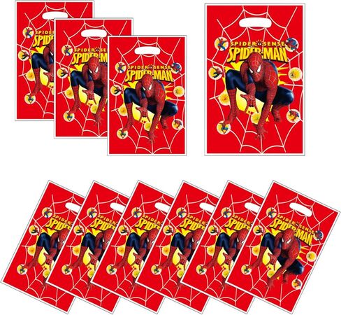 sAleix For Spidey party gift bags 30PCS, supplies, and decorations. Perfect for cartoon parties, ideal for kids, and great for family events, prizes, in Saudi Arabia