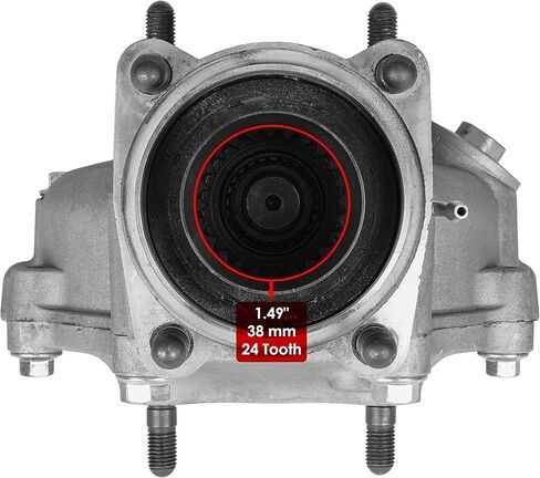 المحور التفاضلي الخلفي الكامل من Caltric متوافق مع Honda TRX500 Fa Foreman Rubicon 500 2001-2004 / TRX500 Fe Foreman 500 4X4 Es / TRX500 Fm Foreman 500 4X4 S 2005-2011 in Kuwait