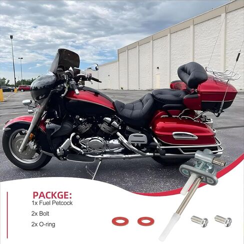 4WM-24500-10-00 Replace Fuel Tank Petcock Valve for YAMAHA V Star 1100 XVS 1100 1999-2009 in Saudi Arabia
