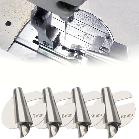 3-10mm Sewing Rolled Hemmer Foot Set,Sewing Rolled Hemmer Foot Universal,Rolled Hem Attachment for Sewing Machine,Home Industrial Sewing Machine Pressure-Feet (8PCS (3-10mm)) in Saudi Arabia