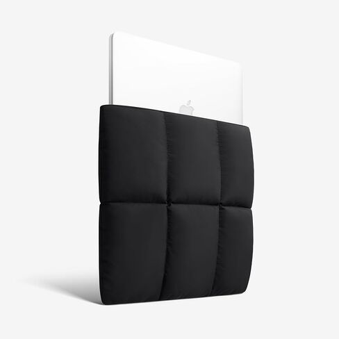 Comfyable Puffy Laptop Sleeve 13 Inch 14 Inch with Electronics Organizer Travel Case, Black in Kuwait