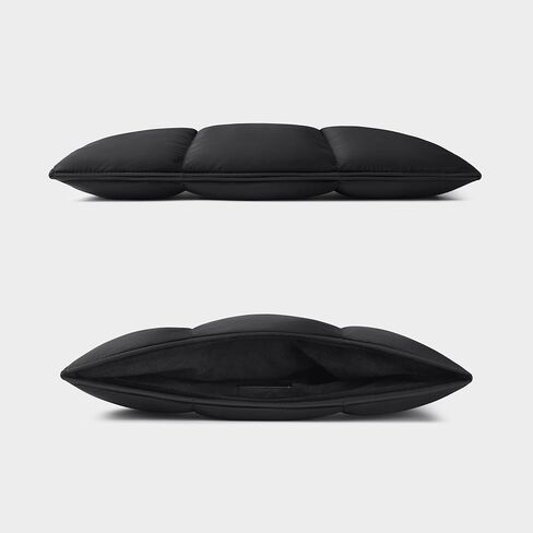 Comfyable Puffy Laptop Sleeve 13 Inch 14 Inch with Electronics Organizer Travel Case, Black in Kuwait