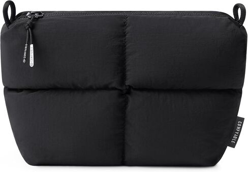 Comfyable Puffy Laptop Sleeve 13 Inch 14 Inch with Electronics Organizer Travel Case, Black in Kuwait