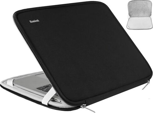 Laptop Sleeve Case 15.4 inch, Durable Shockproof Protective Flip Cover, Notebook Computer Pocket Bag, Tablet Briefcase Carrying Case for 15.4" HP, ASUS, Acer, Lenovo, Ultrabook, Chromebook, Black in Saudi Arabia