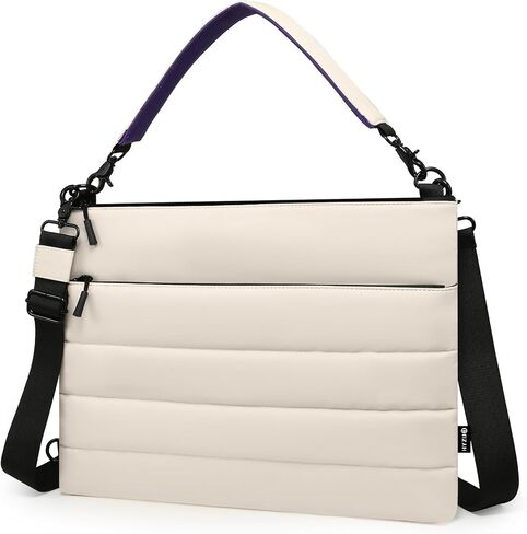 HYZUO 13.3-14 Inch Laptop Sleeve Bag for MacBook Pro 14 M5-M1 A3426 A3427, MacBook Pro/Air 13, 13" 13.3" Dell/HP/Lenovo/Asus/Acer/Samsung, Women Shoulder Bags Case Work Daily Handbag, Black in Saudi Arabia