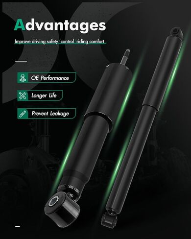 SCITOO Full Set Shocks, Shocks Absorbers and Struts Fits 94 95 96 97 98 99 00 01 for Dodge for Ram 1500,94-02 for Dodge for Ram 2500,94 95 96 97 98 99 00 01 02 for Dodge for Ram 3500 Amortiguadores in Kuwait