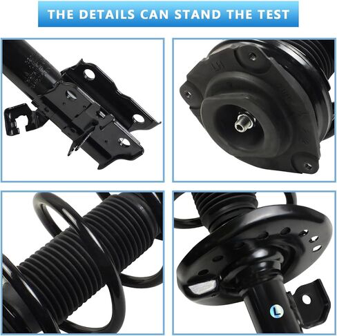 2 PCS Front Complete Struts Spring Assembly Struts Shock Absorber Fit for 2008 2009 2010 2011 2012 Nissan Rogue, Replace OE: 1333283R/L, 172608, 172609 in Saudi Arabia