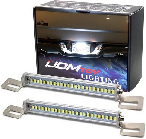iJDMTOY Angle Tilt'able 24-SMD Bolt-On LED Lamps Compatible With License Plate Lights or Backup Reverse Lights, Xenon White in Kuwait
