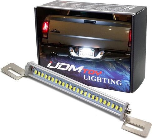 iJDMTOY Angle Tilt'able 24-SMD Bolt-On LED Lamps Compatible With License Plate Lights or Backup Reverse Lights, Xenon White in Kuwait